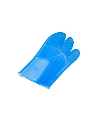 Manusa de bucatarie, mica, bleu, silicon platinic - PAVONI